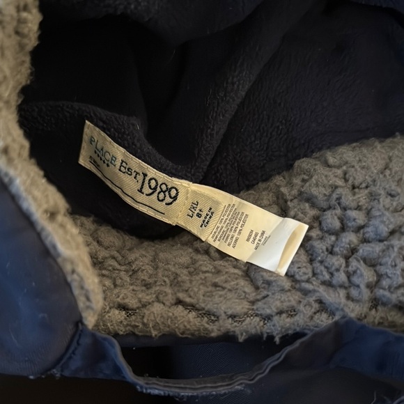 Navy and Gray Winter Hat - Picture 2 of 6